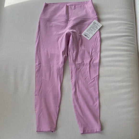 NWT lululemon x Barry’s Align HR pant 25” size 10 | vitapink | pink double lined - Picture 2 of 11